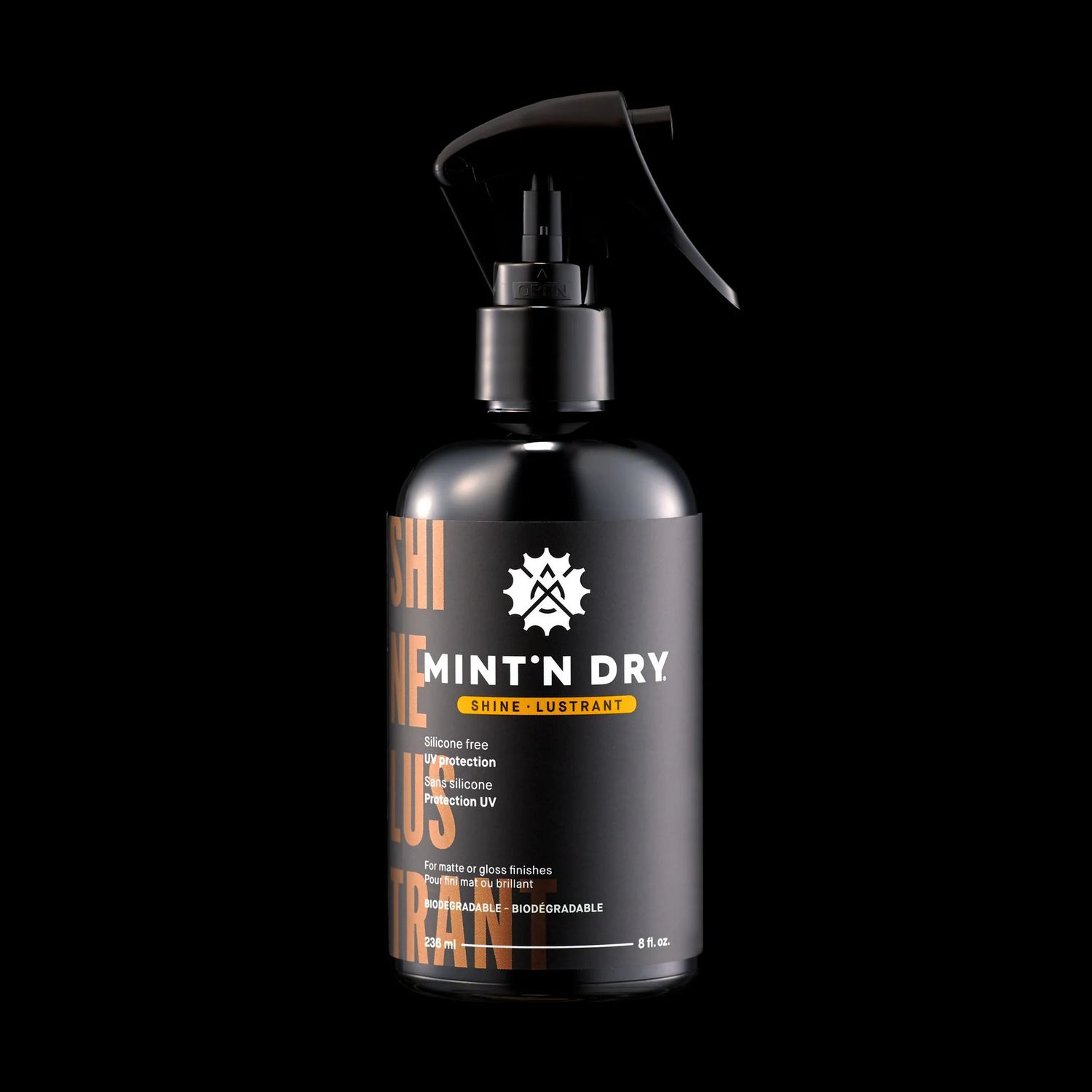 MINT&#39;N DRY silicon free shine, Size: 236ml / 8 fl. oz