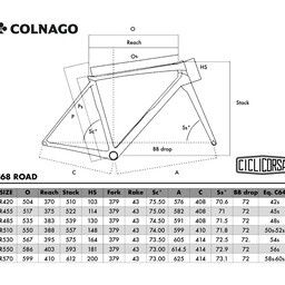Colnago C68 Road Disc Red eTap AXS Wind400