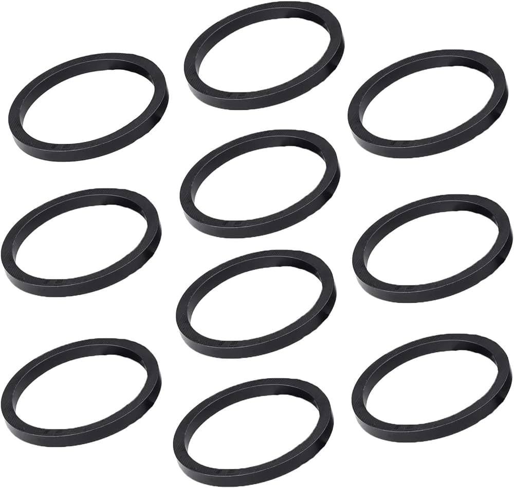 Deda Alloy Blk Spacer 3mm 1 1/8 10pk