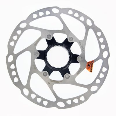 ROTOR FOR DISC BRAKE, SM-RT64, DEORE, S 160MM, W/LOCK RING (EXTERNAL SPLINE TYPE)