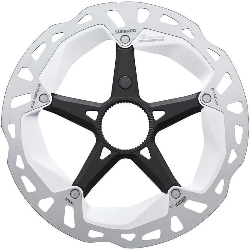 ROTOR FOR DISC BRAKE, SM-RT54, S 160MM W/LOCK RING (EXTERNAL SPLINE TYPE)