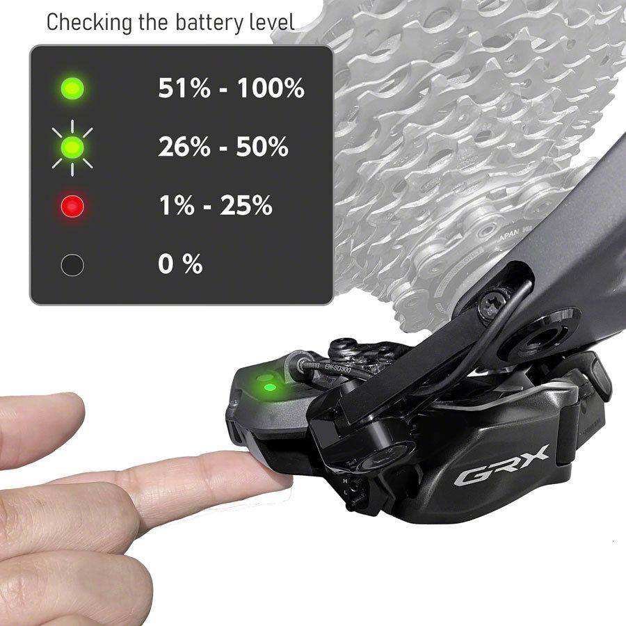 Shimano GRX RD-RX825 Di2 Rear Derailleur 12-Speed