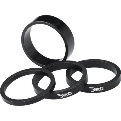 Deda Alloy Blk Spacer 5mm 1 1/8 10pk