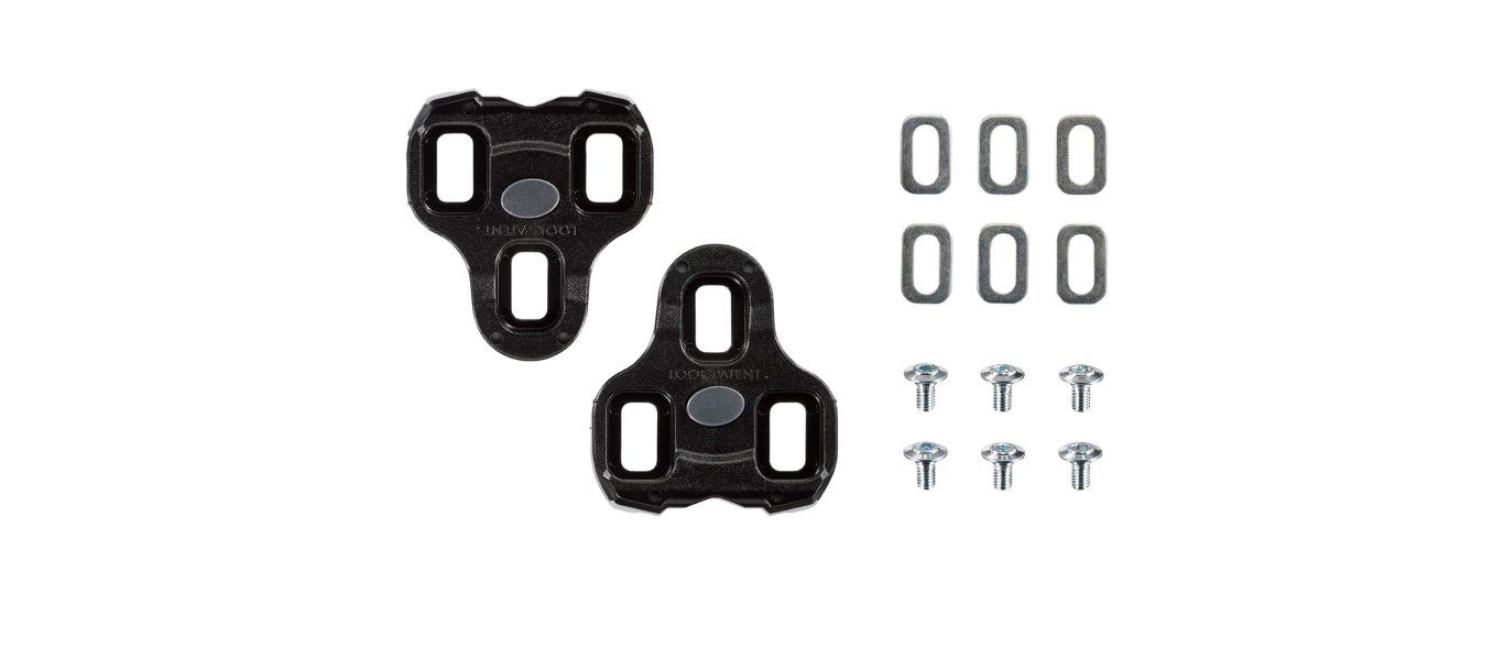 Look, Grip, Cleats, Black, 0°