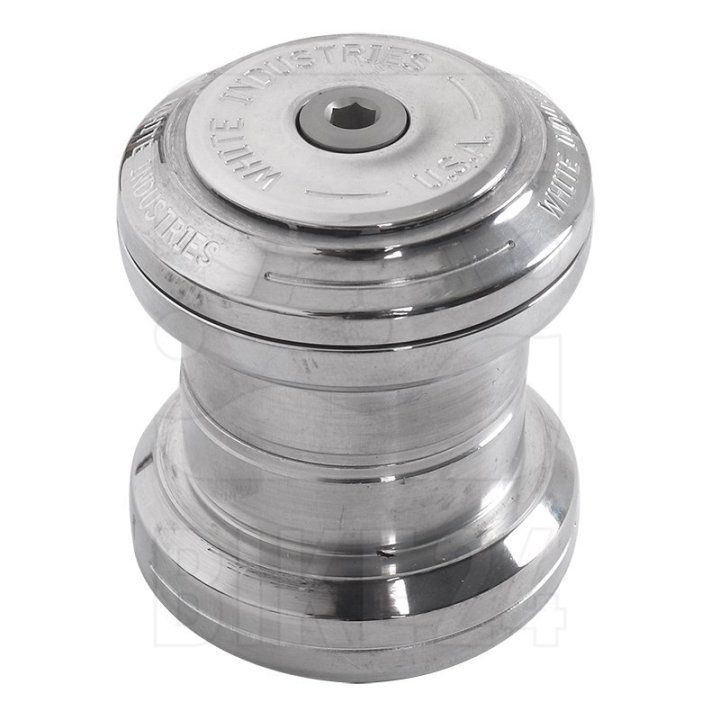 White Industries Tapered Headset 1 1/8&quot;-1.5&quot; EC34/28.6 | EC44/40 silver