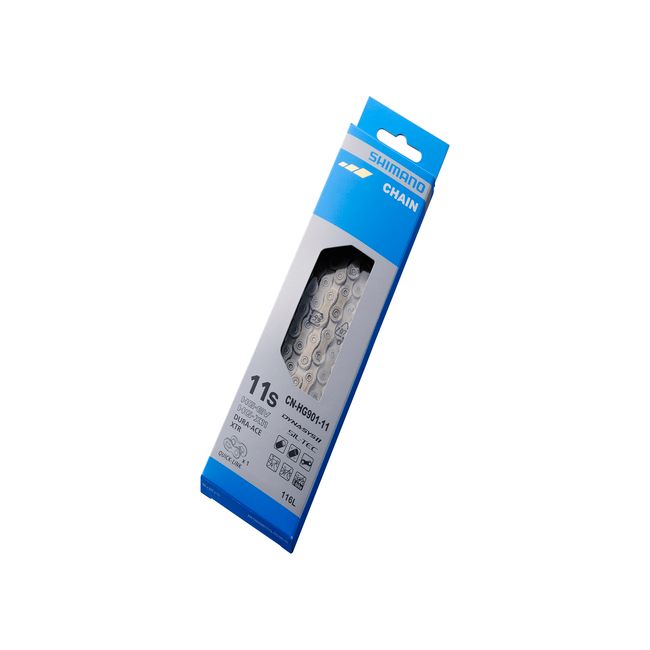 BICYCLE CHAIN, CN-HG901-11, FOR 11-SPEED (ROAD/MTB/E-BIKE COMPATIBLE), 116 LINKS (W/QUICK LINK, SM-CN900-11)