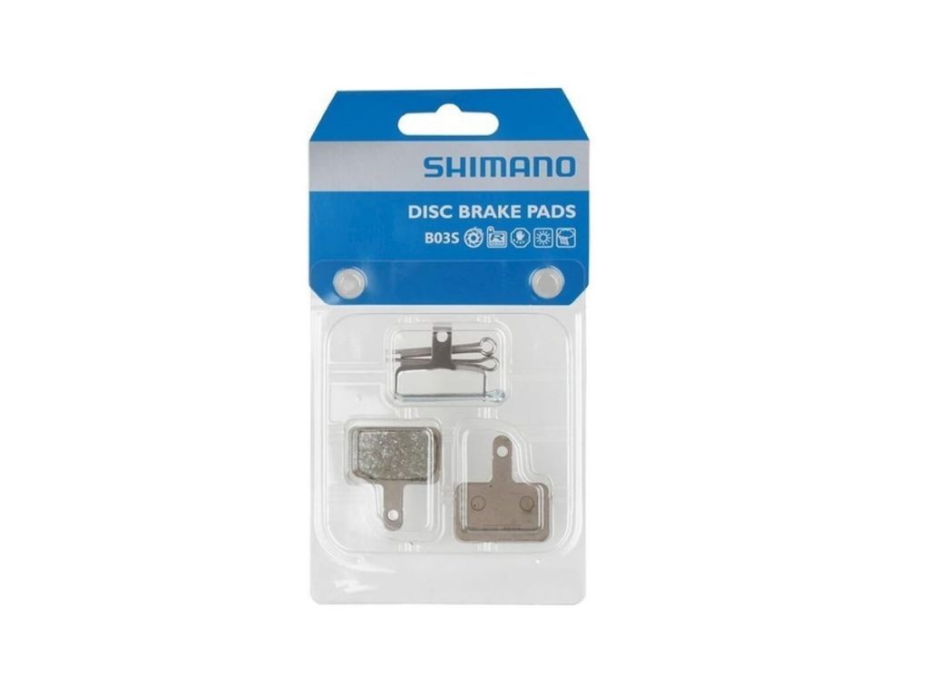 B03S Resin Brake Pads, Pad Spring, w Split Pin, 1 Pair