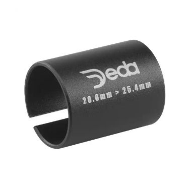 Adapter sleeve for 1&quot; steerer tube 1-1/8&quot; stem, black