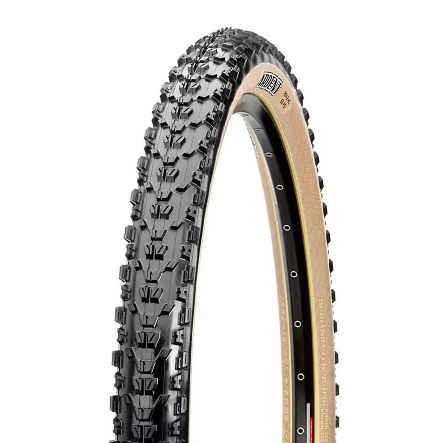 Maxxis, Ardent, Tire, 29&#39;&#39;x2.40, Folding, Tubeless Ready, Dual, EXO, 60TPI, Tanwall