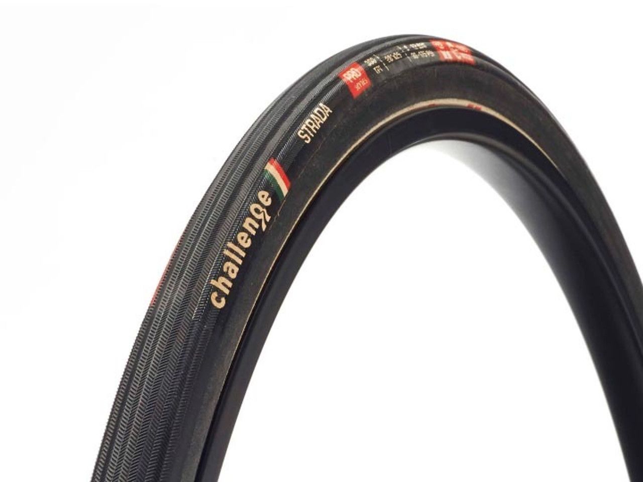 Strada Bianca Pro Series Open Tubular/Clincher Tire, 700x36c, Black