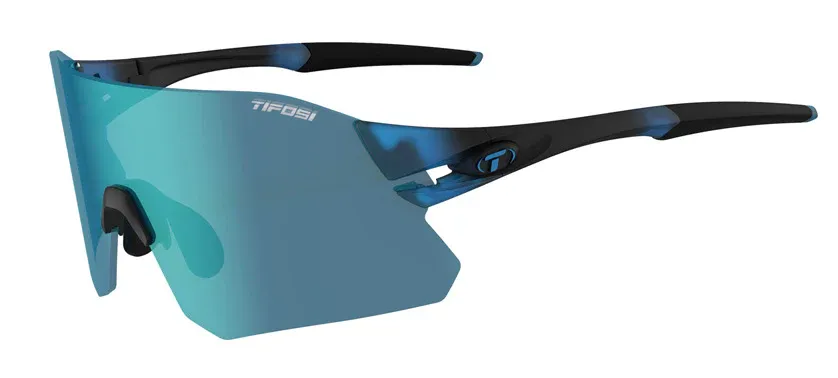 Tifosi Rail, Color: Crystal Blue - Clarion Blue/AC Red/Clear Lenses