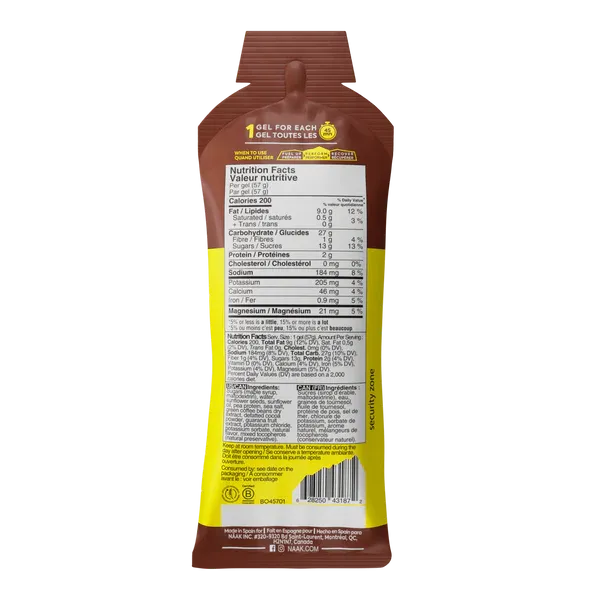 Naak Ultra Energy Gel Chocolate (Caffeine)