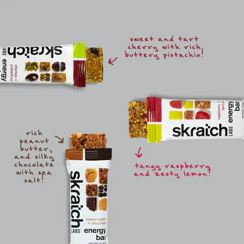 Skratch Labs Energy Bar Sport Fuel, Variety Pack