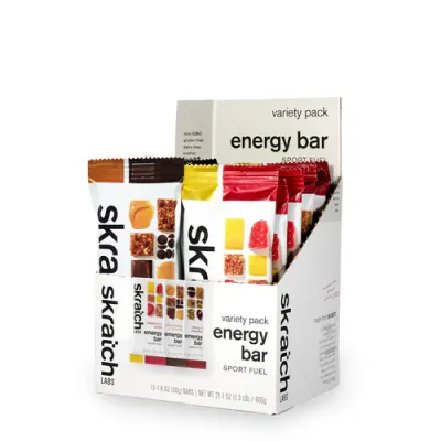 Skratch Labs Energy Bar Sport Fuel, Variety Pack