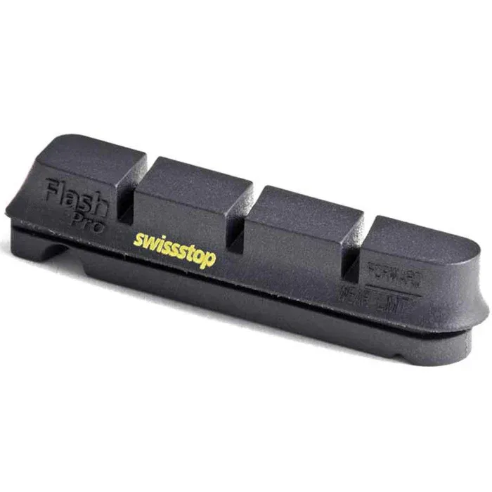 SwissStop, FlashPro, Replacement pads for carbon rims, Shimano, Black Prince, Pack of 4