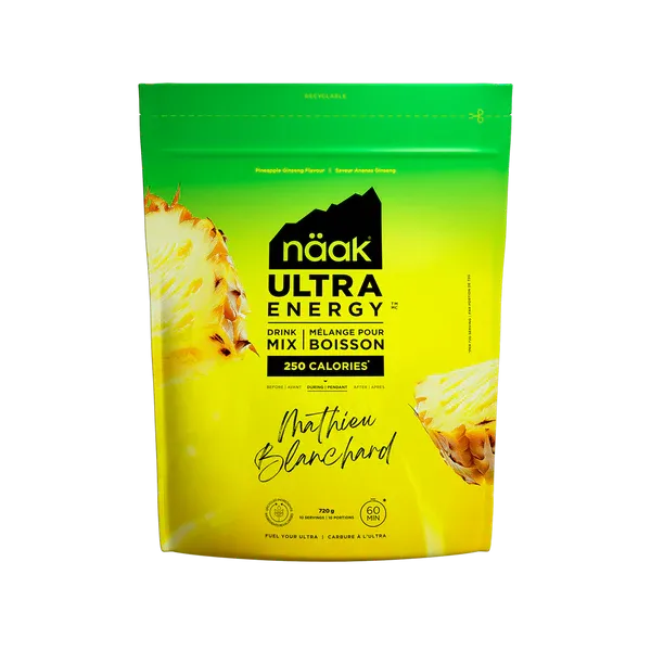 Naak Ultra Energy Drink Mix 720g (10 serving) Pineapple - Ginseng