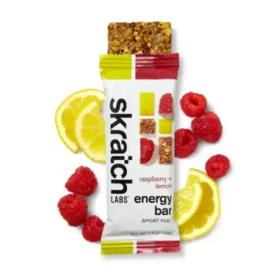 Barre Énergétique Skratch Labs Sport Fuel, Framboise + Citron