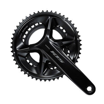 FRONT CHAINWHEEL, FC-R7100, 105, FOR REAR 12-SPEED, HOLLOWTECH 2, 170MM, 50-34T W/O CG, W/O BB PARTS, BLACK