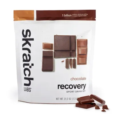 Skratch Labs Mélange de Boisson de Récupération Sportive Vegan - Chocolat