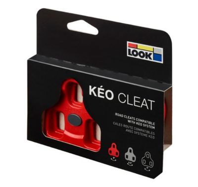 Look, Grip, Cleats, Red, 9°