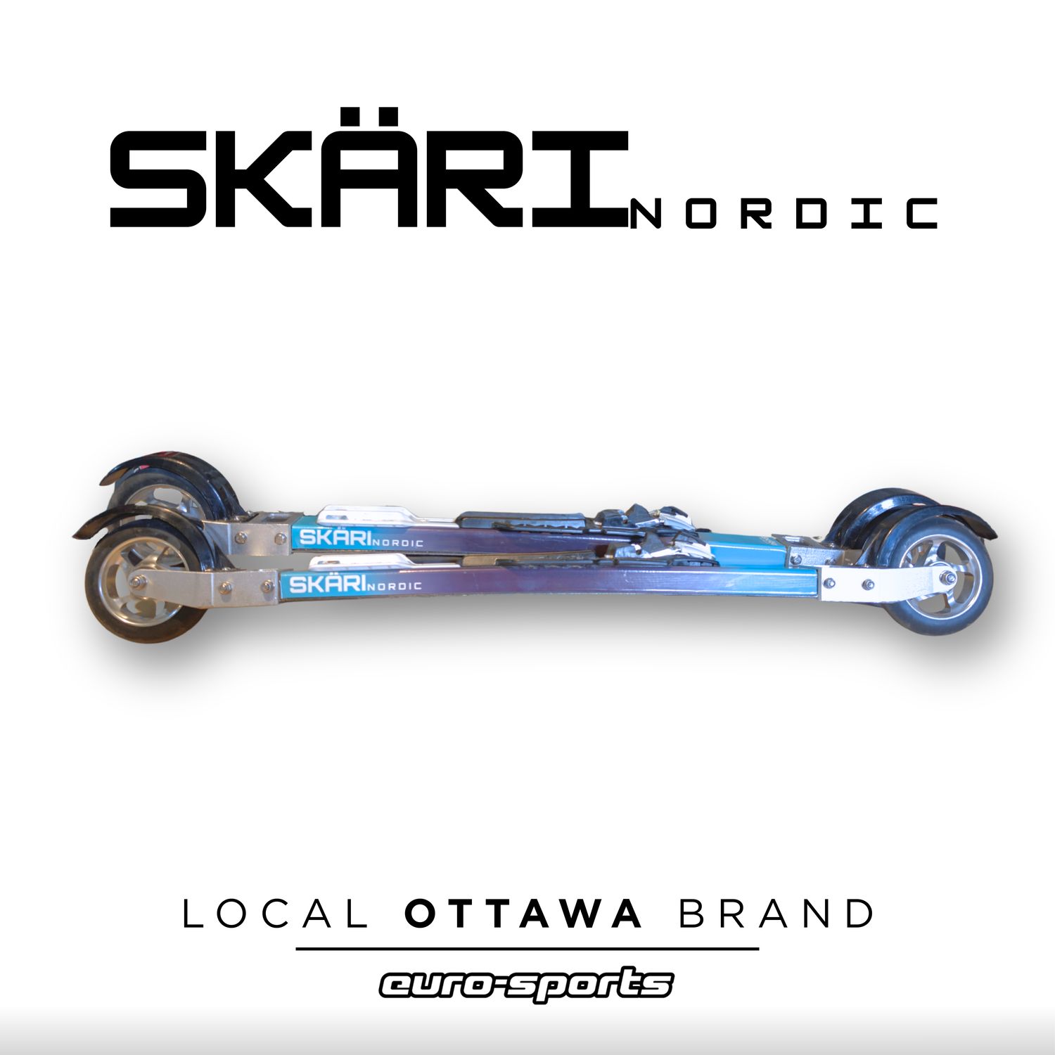 Skari Skate Rollerski - Carbon