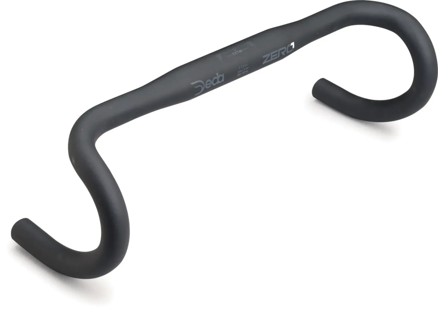 Deda Zero1 Road Handlebars 31.7mm in Black-on-Black