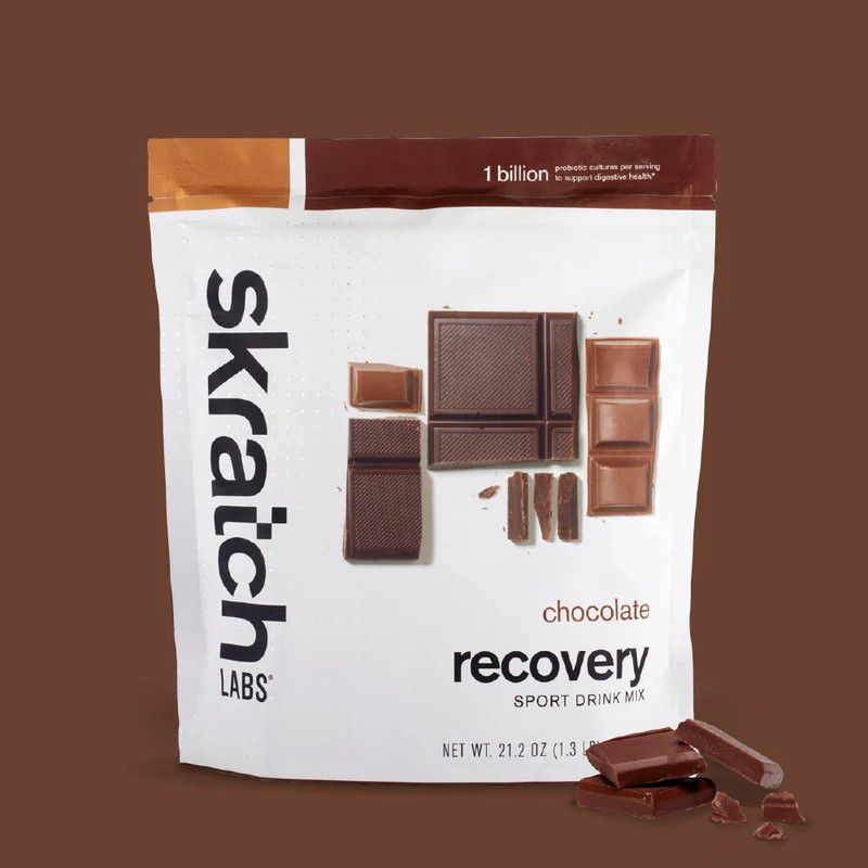 Skratch Labs Sport Recovery Drink Mix, Flavour: Chocolate, Size: 12 servings/600g