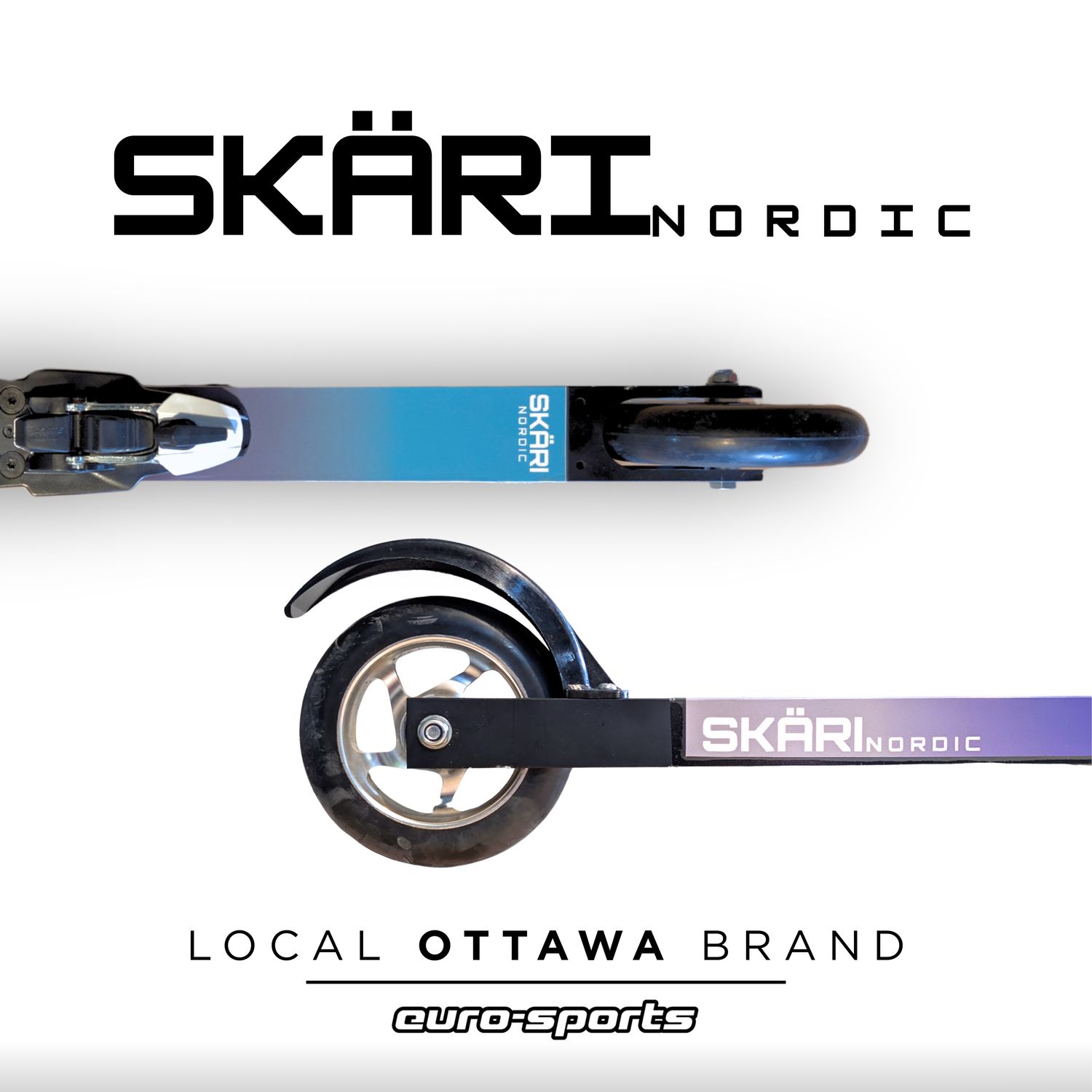 Skari Skate Rollerski - Aluminium