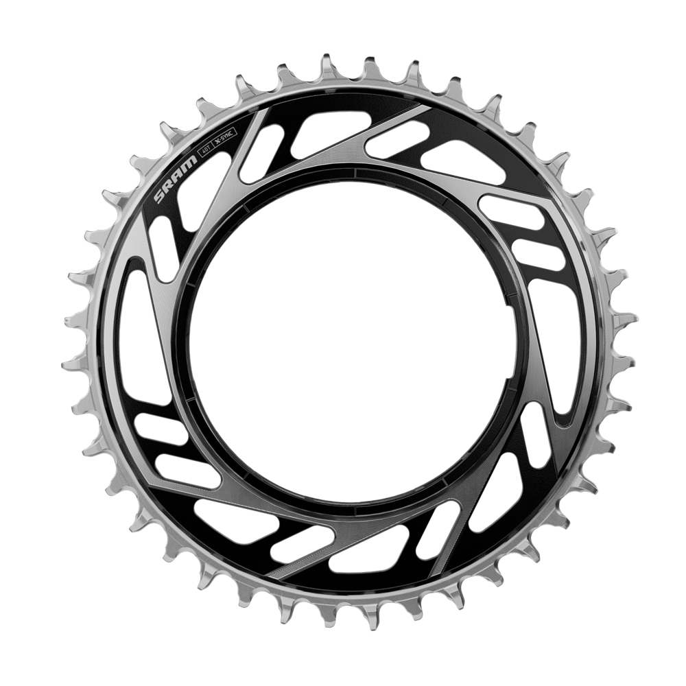 SRAM, Road Thread Mount E1, Chainring, Speed: 12/13, BCD: Thread Mount, Aluminum