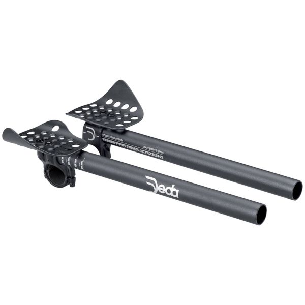 Deda Parabolica Zero Handlebar Extensions, 31.7 x 310mm, Black