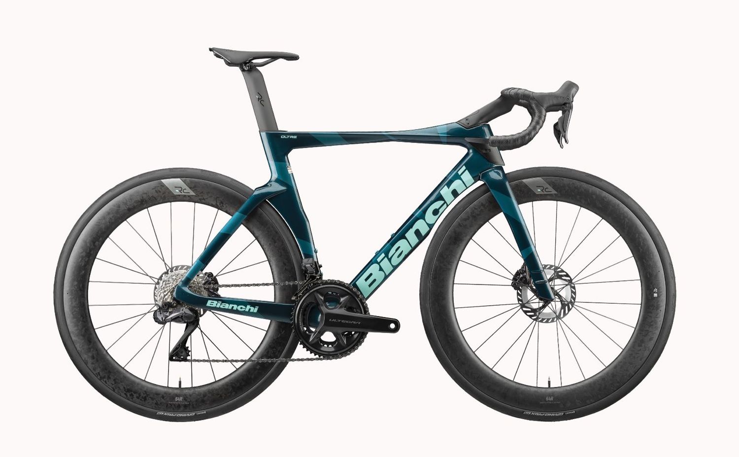 2027 Bianchi Oltre PRO - Ultegra Di2 12sp w/4iiii Powermeter, Color: Celeste Notte / Metallic Celeste, Size: 47