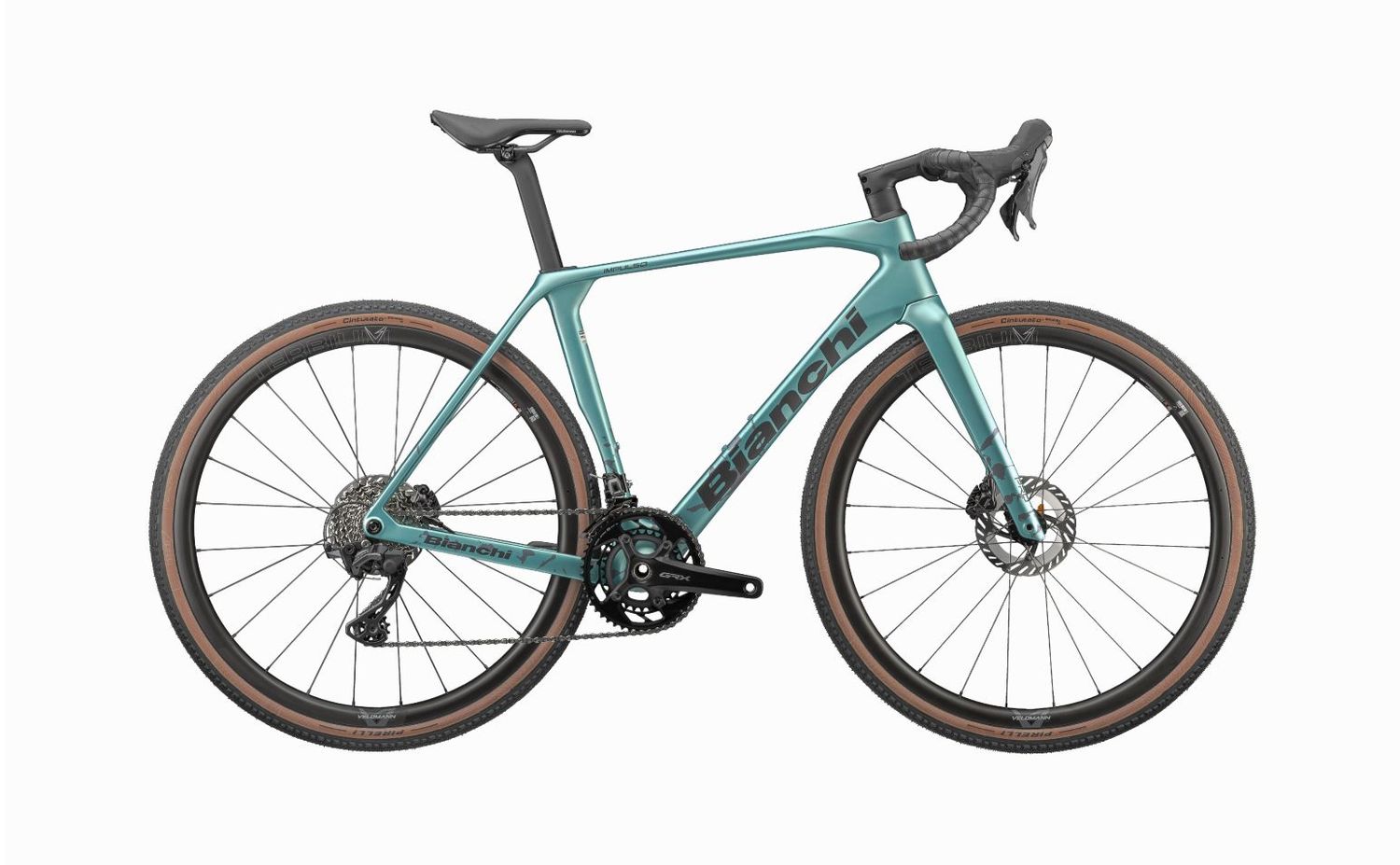 2027 Bianchi Impulso PRO GRX 820, Color: Metallic Celeste Camo/Graphite [Full Matt], Size: XS