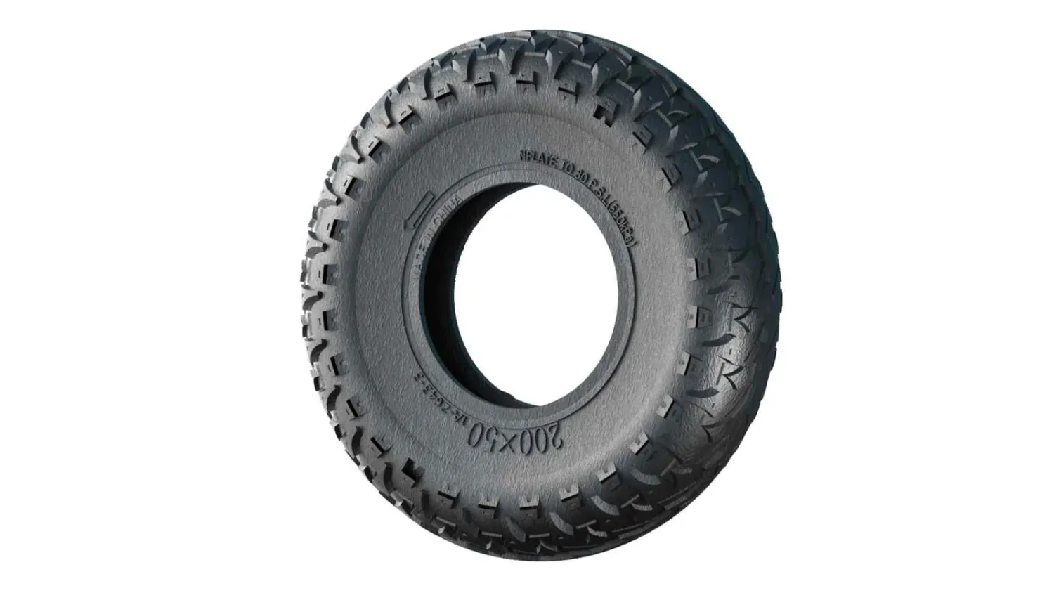 Skike Tire 200mm/8in Major Grip