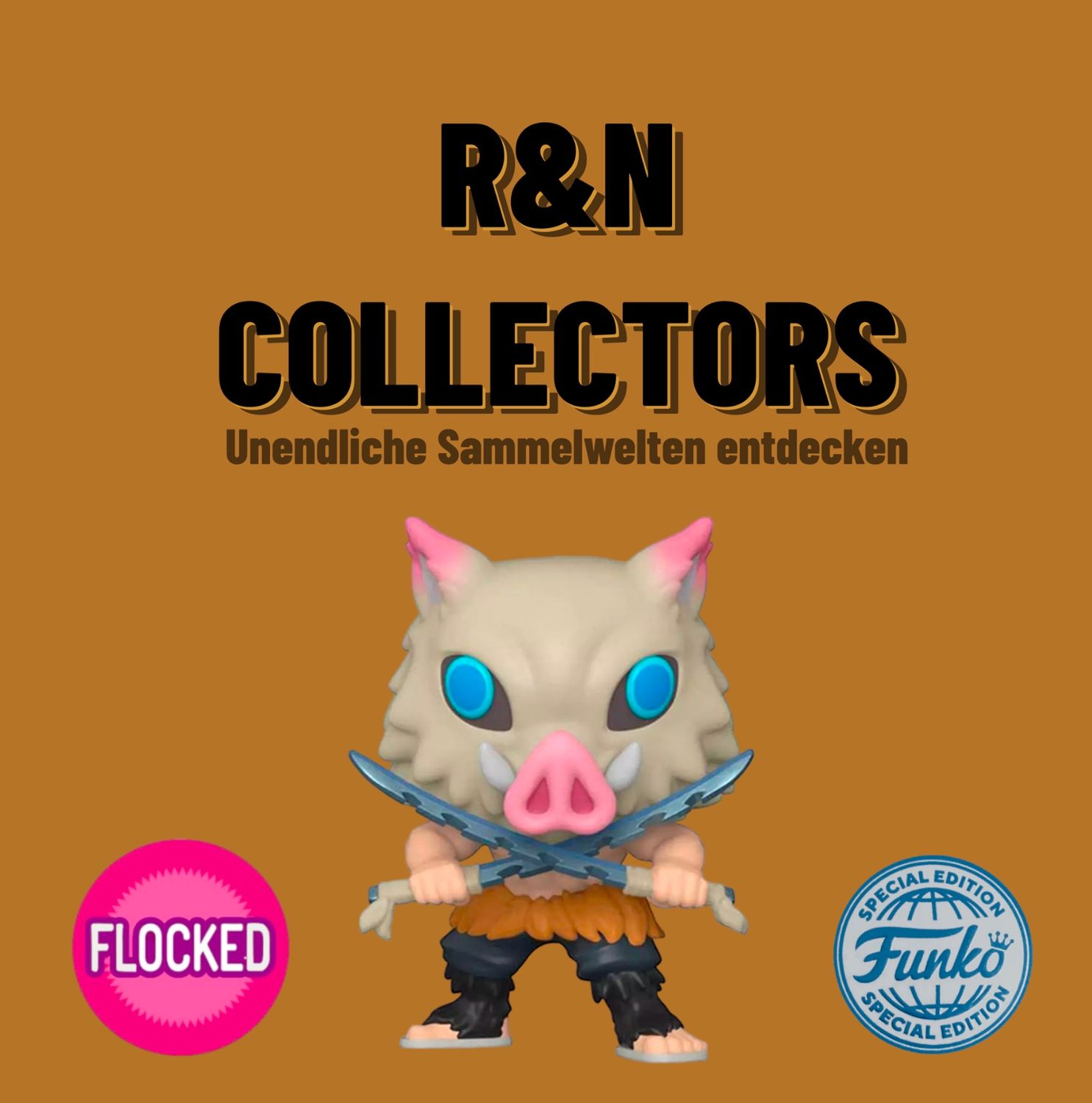 Pop! Demon Slayer: Inosuke hashibira (Flocked) (Special Edition) 870