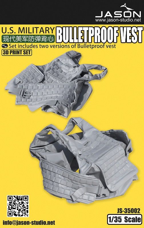 JS-35002 - U.S. Military Bulletproof Vest - 1:35