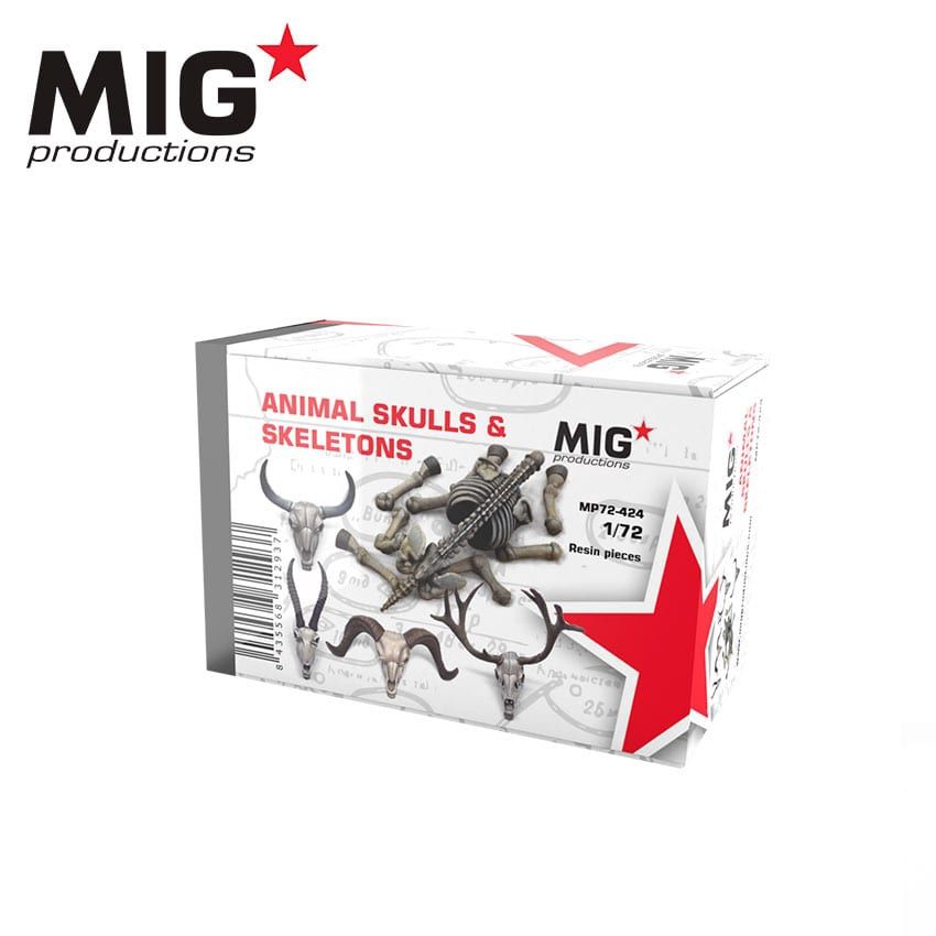 MP72-424 - Animal Skulls &amp; Skeletons - 1:72