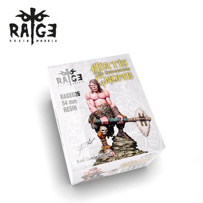 RAGE026 - Airtis, The Barbarian Gnome - 54MM