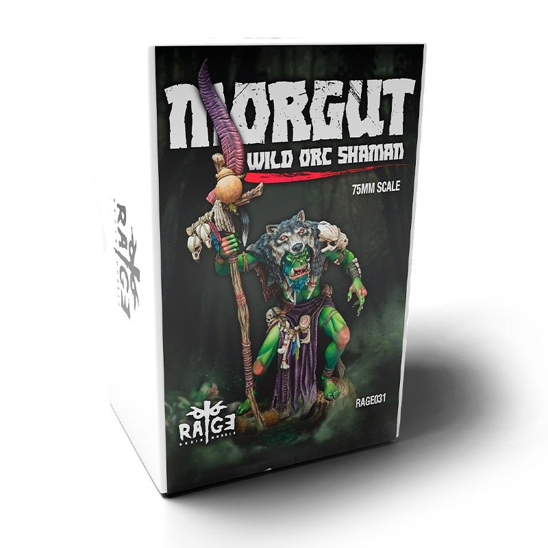 RAGE031 - Morgut Wild Orc Shaman  - 75MM