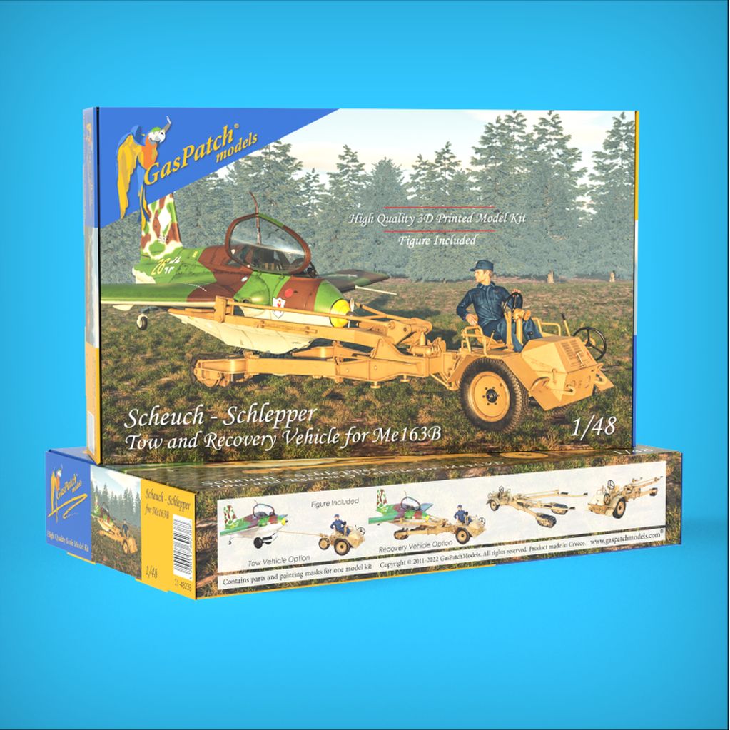 21-48238 - Scheuch - Schlepper Tow and Recovery Vehicle for Me163B - 1:48