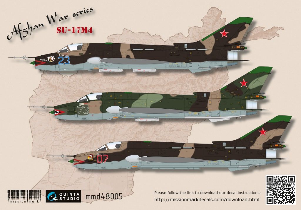 MMD48005 - Decal Su-17M4 (Afgan war series) - 1:48
