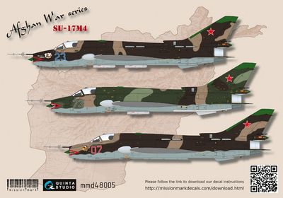 MMD48005 - Decal Su-17M4 (Afgan war series) - 1:48