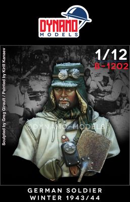 B-1202 - Bust - German Soldier Winter 1943/44 - 1:12