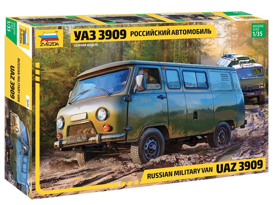3644 - Russian Military Van UAZ 3909 - 1:35
