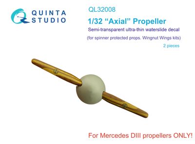 QL32008 - Wooden Propellers Axial (Wingnut Wings) - 1:32
