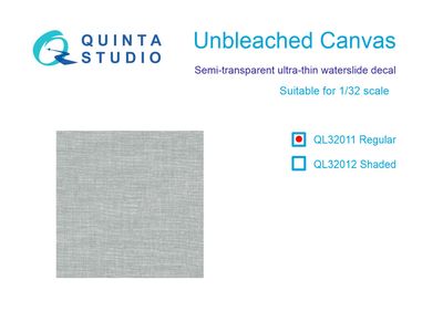 QL32011 - Unbleached Canvas, regular - 1:32