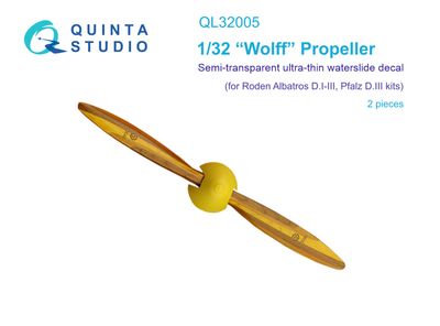 QL32005 - Wooden Propellers Wolff (Roden) - 1:32