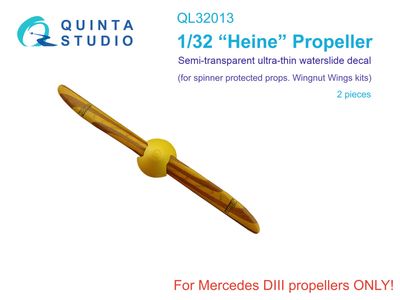 QL32013 - Wooden propellers Heine (Wingnut Wings) - 1:32