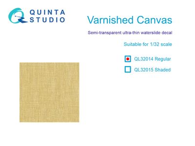 QL32014 - Varnished Canvas, regular - 1:32