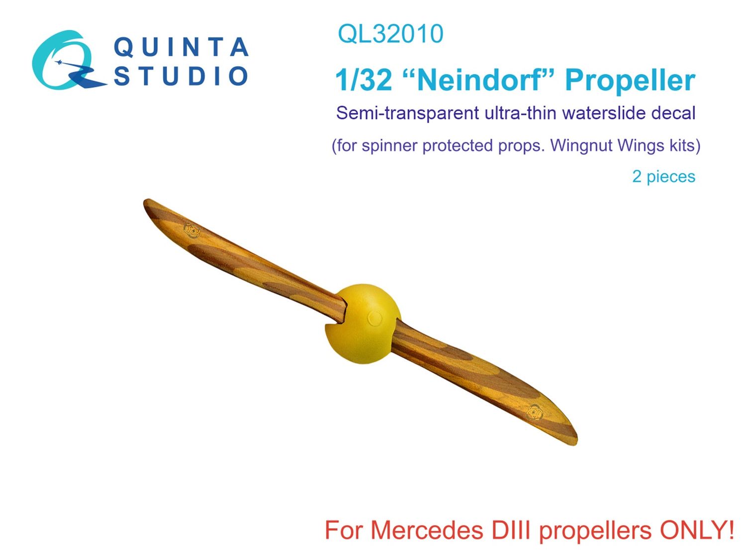 QL32010 - Wooden Propellers Neindorf (Wingnut Wings) - 1:32