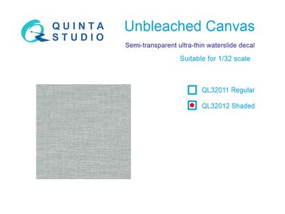 QL32012 - Unbleached Canvas, shaded - 1:32